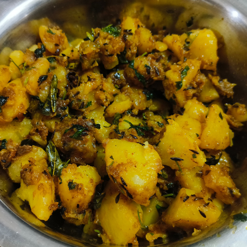aloo ki sukhi sabji