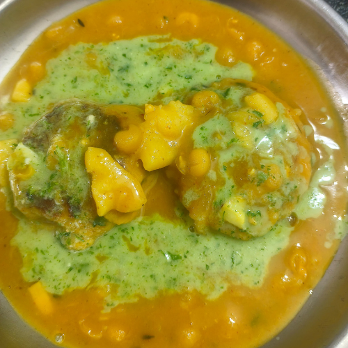 aloo ragda chaat